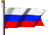 Das staatliche Symbol Russischer Föderation - die Fahne